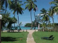 View beach of the Hotel COYAMAR - Las Terrenas - Dominican Republic
